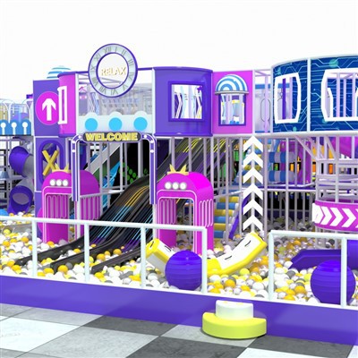 El fabricant de parcs infantils suaus ofereix una piscina de boles lliscants