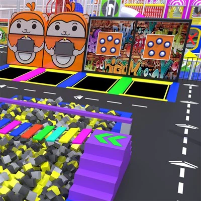 El nou parc interactiu de trampolins