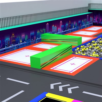 Salt amb trampolí professional Parc de trampolí a prop meu